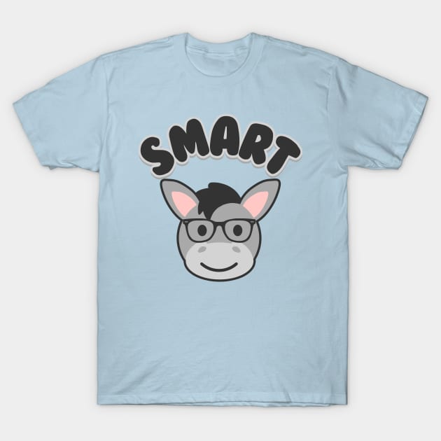 Smart Ass - Cute Kawaii Donkey Pun T-Shirt by Daytone